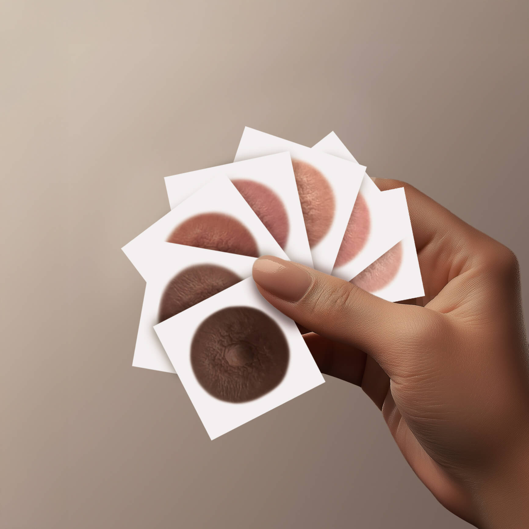 MEDIUM VARIETY PACK - Temporary Nipple Tattoos for Mastectomy Restoration