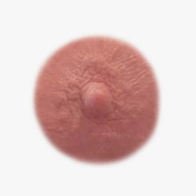 Ginger temporary nipple tattoo